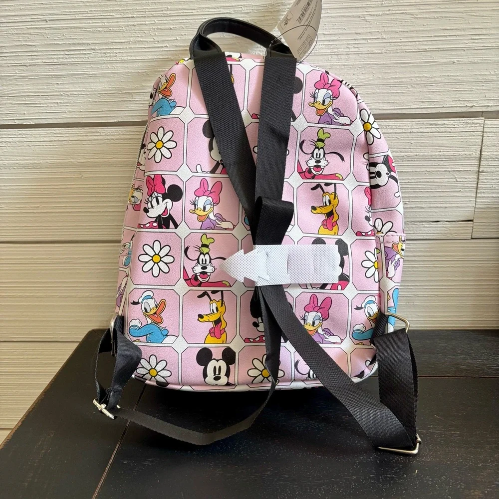 Disney Bioworld Small Multi Colored‎ Backpack Mickey Mouse & Friends NEW